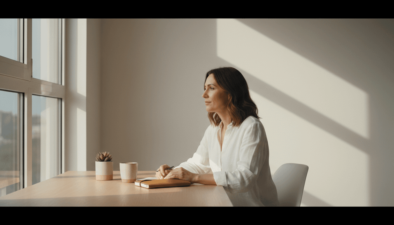 Nita Knowmore, life coach in Los Angeles, in her office with a warm, welcoming expression